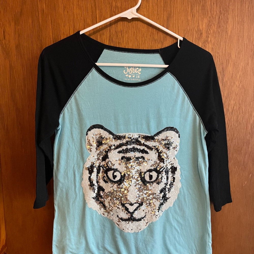 Justice Girls T- Shirt Baseball Style